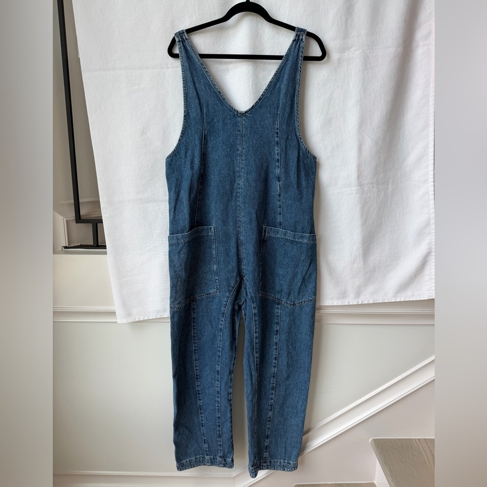 Free People We the Free High Roller Jumpsuit Size Medium - Picture 3 of 6